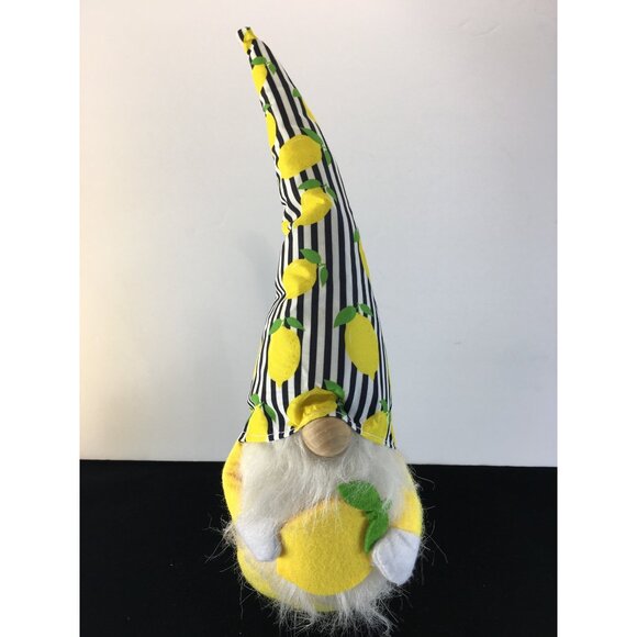 Lemon Gnomme Plush Kitchen Home Decor Weighted Sitter 15” & 14” Tall - Picture 8 of 16
